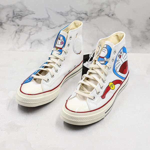 cute doraemon x convase 1970s canvas shoes cartoon white blue high limited casual sneakers fashion designer shoes c09, Black
cute doraemon x convase 1970s canvas shoes cartoon white blue high limited casual sneakers fashion designer shoes c09, Black