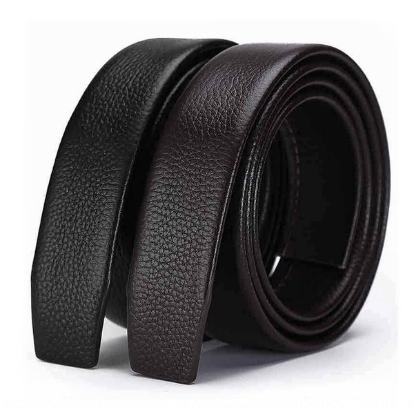 men's leather automatic buckle less belt double-sided litchi pattern head layer cattle belt body headless head, Black;brown
men's leather automatic buckle less belt double-sided litchi pattern head layer cattle belt body headless head, Black;brown