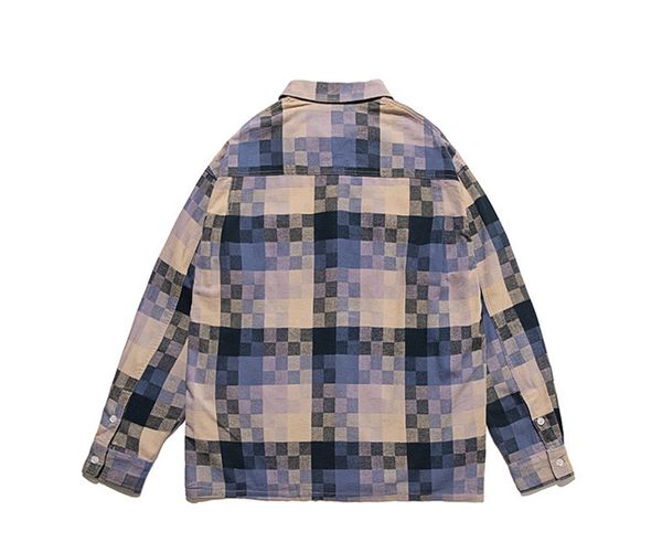 designer plaid print mens jackets mosaic pattern pocket panelled mens coats casual males clothes, Black;brown
designer plaid print mens jackets mosaic pattern pocket panelled mens coats casual males clothes, Black;brown