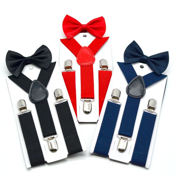 children elastic suspender fashion kids gentleman suspender boys girls y-shape adjustable smooth buckle belts with bows tie 2pcs sets y2599, Black
children elastic suspender fashion kids gentleman suspender boys girls y-shape adjustable smooth buckle belts with bows tie 2pcs sets y2599, Black