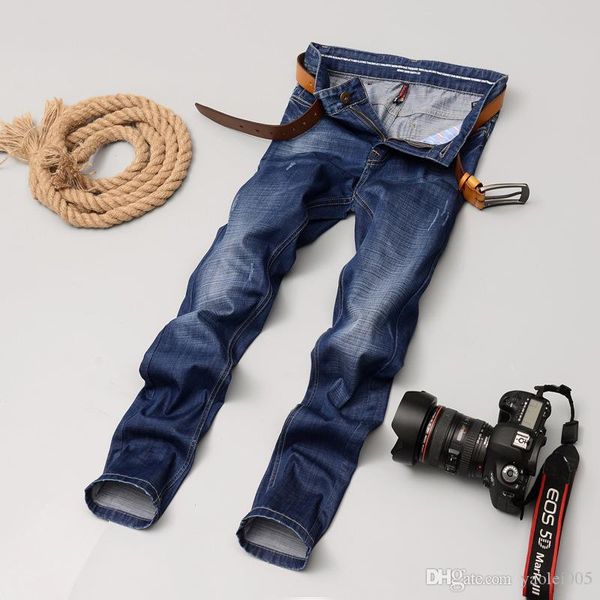 men's designer jeans simple pants new thick stretch men's hip hop street casual fashion wide pants, Blue
men's designer jeans simple pants new thick stretch men's hip hop street casual fashion wide pants, Blue