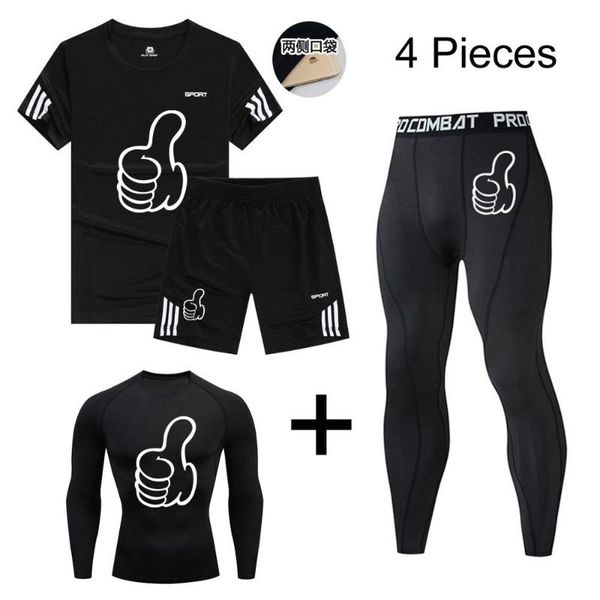 awesome sports suit men's tracksuit gym fitness compression clothes running jogging sport wear exercise workout tights sets, Black;blue
awesome sports suit men's tracksuit gym fitness compression clothes running jogging sport wear exercise workout tights sets, Black;blue