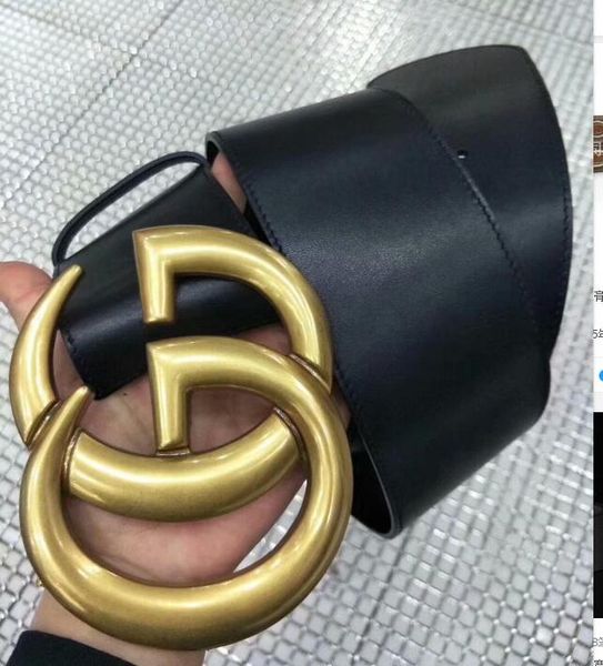 2019 large buckle leather belt men's and women's high-quality new men's belt luxury belt 009, Black;brown
2019 large buckle leather belt men's and women's high-quality new men's belt luxury belt 009, Black;brown