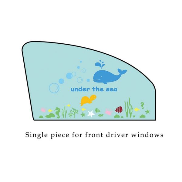 

car window sun shade whale cartoon pattern protect baby infants from sun glare uv rays