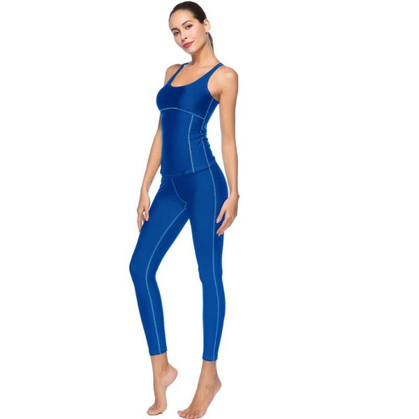 yoga sets women gym clothes fitness two pieces set tank high waist leggings outfit tracksuit matching sets, White;black
yoga sets women gym clothes fitness two pieces set tank high waist leggings outfit tracksuit matching sets, White;black