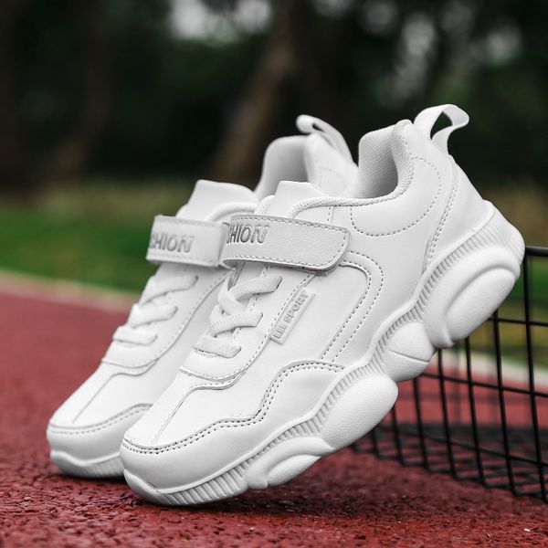 kids sneakers 2019 children leather waterproof flat sports shoes platform sneakers boys girls fashion designer basketball shoes, Black
kids sneakers 2019 children leather waterproof flat sports shoes platform sneakers boys girls fashion designer basketball shoes, Black