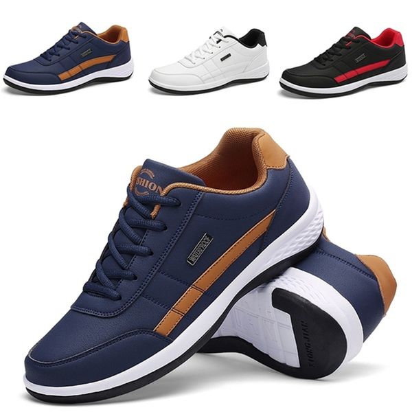 men neaker shoes fashion casual shoes sports running navy waterproof non-slip leather blue,black,white size 39,40,41,42,43,44
men neaker shoes fashion casual shoes sports running navy waterproof non-slip leather blue,black,white size 39,40,41,42,43,44
