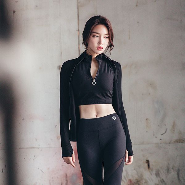 new gym yoga suit female long sleeve professional sports clothing for women fitness women's yoga set sportwear, White;red
new gym yoga suit female long sleeve professional sports clothing for women fitness women's yoga set sportwear, White;red