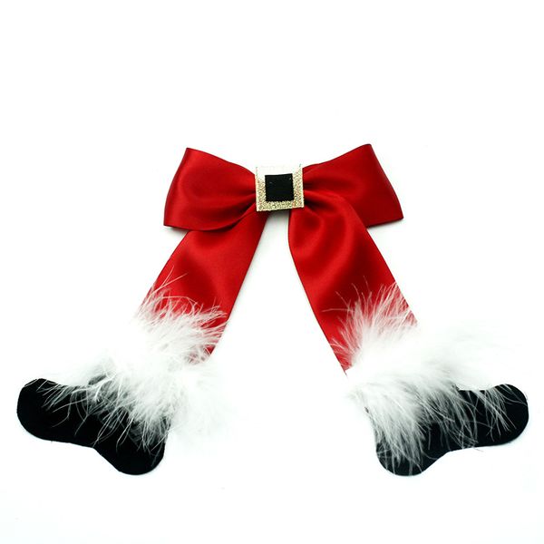 7 inch christmas cheerleading bows santa feather sock hair clip kids barrettes hair clip boutique, Slivery;white
7 inch christmas cheerleading bows santa feather sock hair clip kids barrettes hair clip boutique, Slivery;white