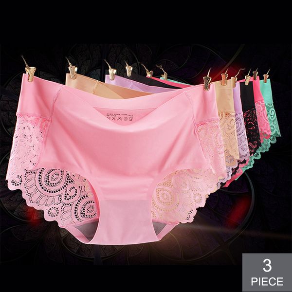 panties lace underwear women fashion lingerie femme mid-rise ropa interior femenina intimates bielizna seamless majtki, Black;pink
panties lace underwear women fashion lingerie femme mid-rise ropa interior femenina intimates bielizna seamless majtki, Black;pink