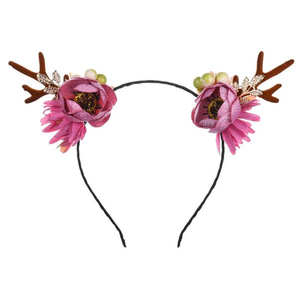 1pc head hoop daisy pink reindeer antler hair hoop christmas headband headwear for children women christmas costume party
1pc head hoop daisy pink reindeer antler hair hoop christmas headband headwear for children women christmas costume party