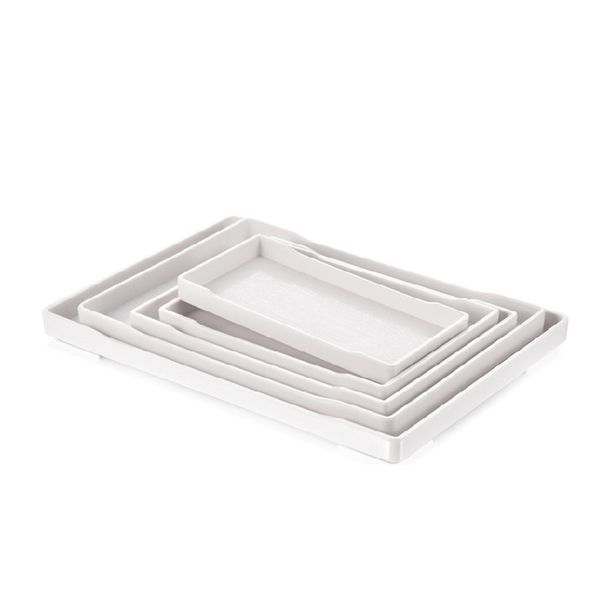 new simple white/black rectangular plastic tray anti-slip trays bandejas para decora o de festa wood durable trays
new simple white/black rectangular plastic tray anti-slip trays bandejas para decora o de festa wood durable trays