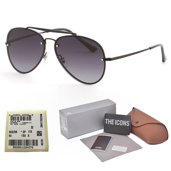 Top Quality New Arrial Pilot sunglasses for women men Brand designer fashion sun glasses oculos de sol with Retail box and label
