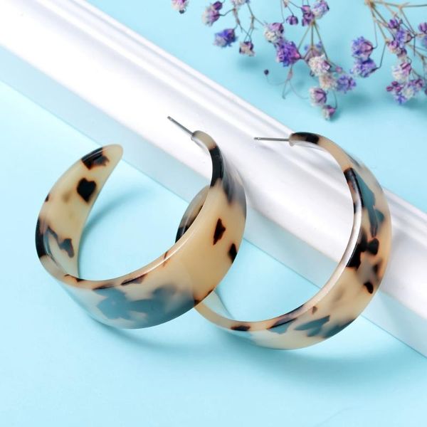 new opening round acetate hoop earrings retro leopard wide earrings for woman popular acrylic geometric aros mujer oreja jewelry, Golden;silver
new opening round acetate hoop earrings retro leopard wide earrings for woman popular acrylic geometric aros mujer oreja jewelry, Golden;silver