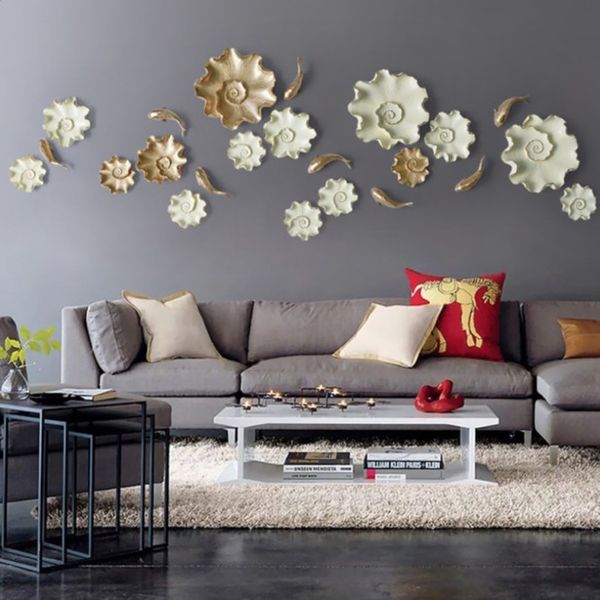 3d resin carp fish/lotus leaf wall ornament hanging decoration for home office wall background diy decor, unique gifts
3d resin carp fish/lotus leaf wall ornament hanging decoration for home office wall background diy decor, unique gifts