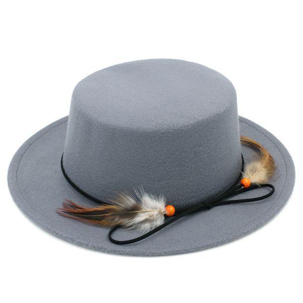 outdoor party street beach gambler cap wide stiff brim pork pie boater bowler sailor flat wool blend hat size 56-58cm, Blue;gray
outdoor party street beach gambler cap wide stiff brim pork pie boater bowler sailor flat wool blend hat size 56-58cm, Blue;gray