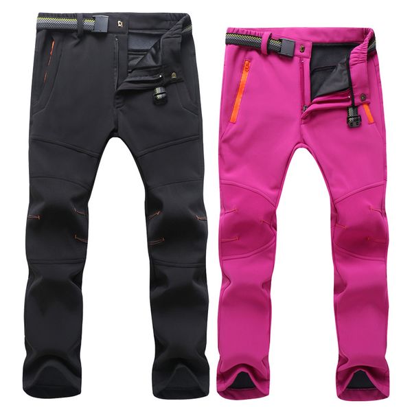 outdoor sports winter hiking pants for women men softshell windproof waterproof fleece warm pants female camping skiing trekking, Black;green
outdoor sports winter hiking pants for women men softshell windproof waterproof fleece warm pants female camping skiing trekking, Black;green