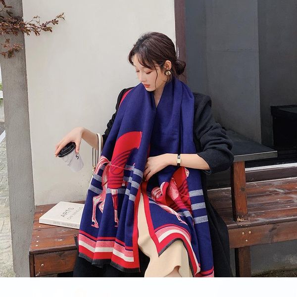 2019 autumn winter square wool scarf women cashmere scarves wide lattices long shawl wrap blanket woman designer warm tippet, Blue;gray
2019 autumn winter square wool scarf women cashmere scarves wide lattices long shawl wrap blanket woman designer warm tippet, Blue;gray