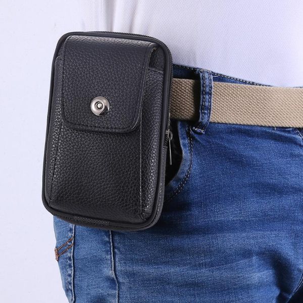 men pu leather waist bag casual bum belt pack 6 inch travel small phone pouch casual male fashion belt bags supply
men pu leather waist bag casual bum belt pack 6 inch travel small phone pouch casual male fashion belt bags supply