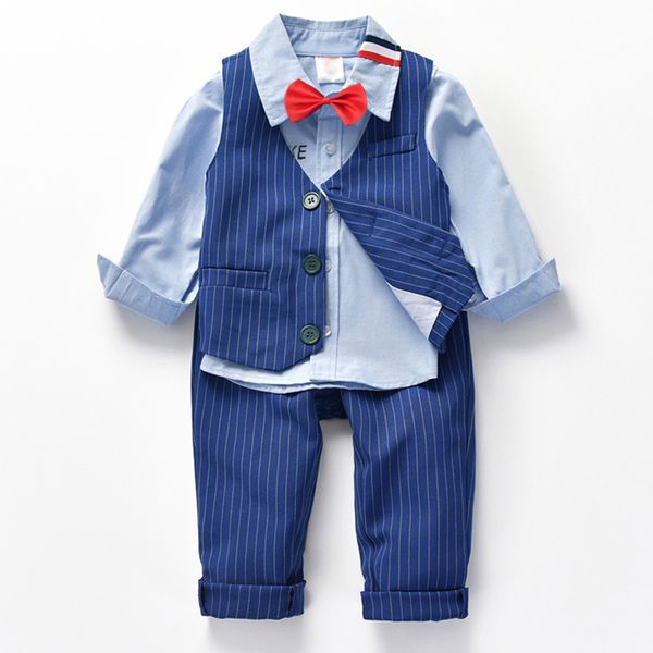 little gentleman baby boy clothes sets long sleeve shirts waistcoat full length pants 4pcs fashion baby boy outfit sets 19072601, White
little gentleman baby boy clothes sets long sleeve shirts waistcoat full length pants 4pcs fashion baby boy outfit sets 19072601, White