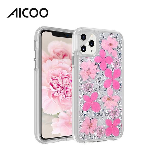aicoo real dried flower bling gold foil transparent clear case shockproof cover for iphone 11 pro max xs samsung s10 plus opp
aicoo real dried flower bling gold foil transparent clear case shockproof cover for iphone 11 pro max xs samsung s10 plus opp