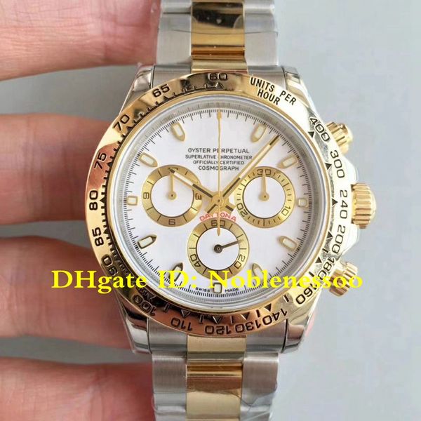 19 style swiss cal.4130 chronograph movement watch mens 40mm white dial cosmograph yellow gold steel chrono 116503 automatic men's watches
19 style swiss cal.4130 chronograph movement watch mens 40mm white dial cosmograph yellow gold steel chrono 116503 automatic men's watches
