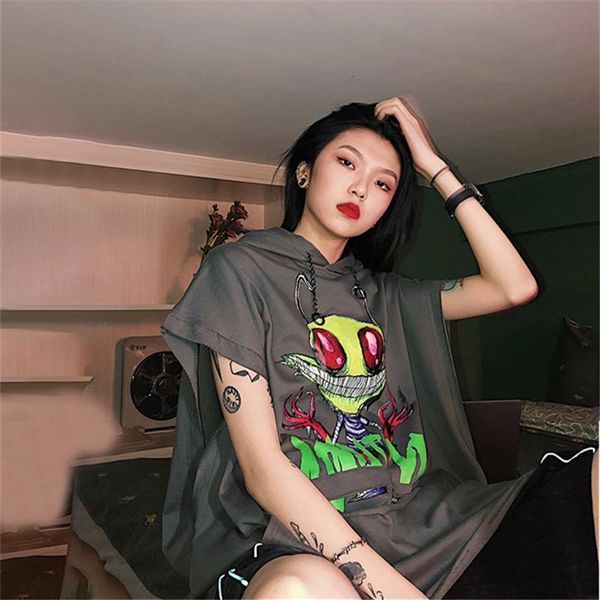 sleeveless hoodies high street graffiti printing hooded sweatshirts women summer hollow cut loose trend hip hop pullover, Black
sleeveless hoodies high street graffiti printing hooded sweatshirts women summer hollow cut loose trend hip hop pullover, Black