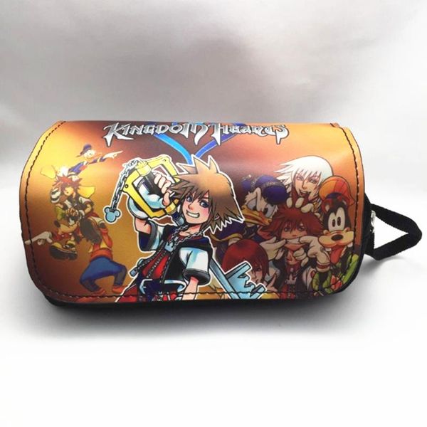 kingdom hearts pu + canvas cosmetic bag student stationery pouch bag makeup organizer
kingdom hearts pu + canvas cosmetic bag student stationery pouch bag makeup organizer