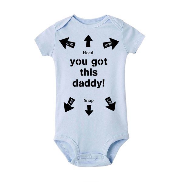 You Got This Daddy Baby romper Newborn Infant Girls Boy Short Sleeve Funny Cool Dad Cotton Rompers Jumpsuit Outfit Father Gift
You Got This Daddy Baby romper Newborn Infant Girls Boy Short Sleeve Funny Cool Dad Cotton Rompers Jumpsuit Outfit Father Gift