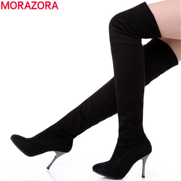 morazora plus size 34-43 new fashion shoes over the knee boots women stiletto high heels autumn pointed toe thigh high boots t200425, Black
morazora plus size 34-43 new fashion shoes over the knee boots women stiletto high heels autumn pointed toe thigh high boots t200425, Black