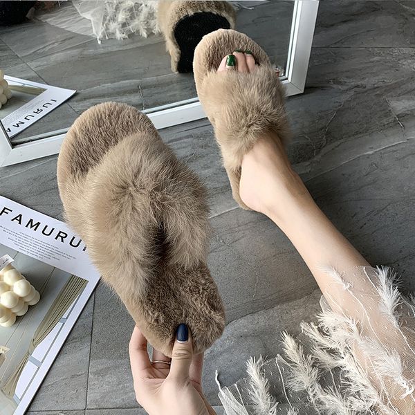 low women's slippers 2019 shoes flock plush slides platform fashion new fur winter soft luxury flat basic pu rubber, Black
low women's slippers 2019 shoes flock plush slides platform fashion new fur winter soft luxury flat basic pu rubber, Black