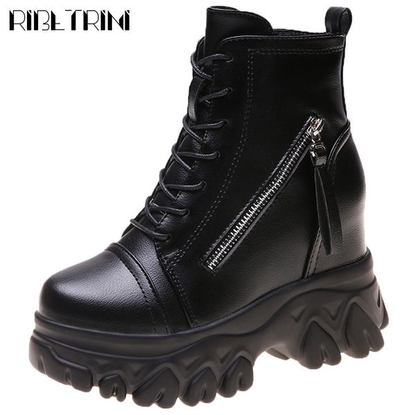 ribetrini ladies 2019 high platform shoes woman fashion height increasing ankle boots lace up high heels boots women, Black
ribetrini ladies 2019 high platform shoes woman fashion height increasing ankle boots lace up high heels boots women, Black
