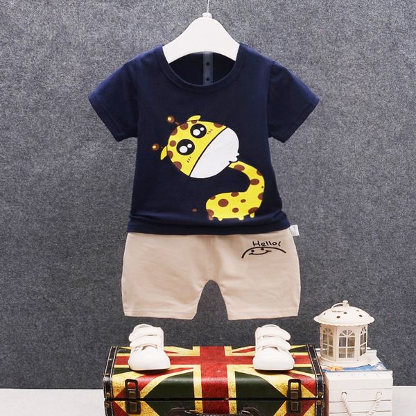 kids cartoon giraffe outfit infant t shirts shorts 2pcs/sets new fashion baby boys girl clothing sets children cotton tracksuits, White
kids cartoon giraffe outfit infant t shirts shorts 2pcs/sets new fashion baby boys girl clothing sets children cotton tracksuits, White