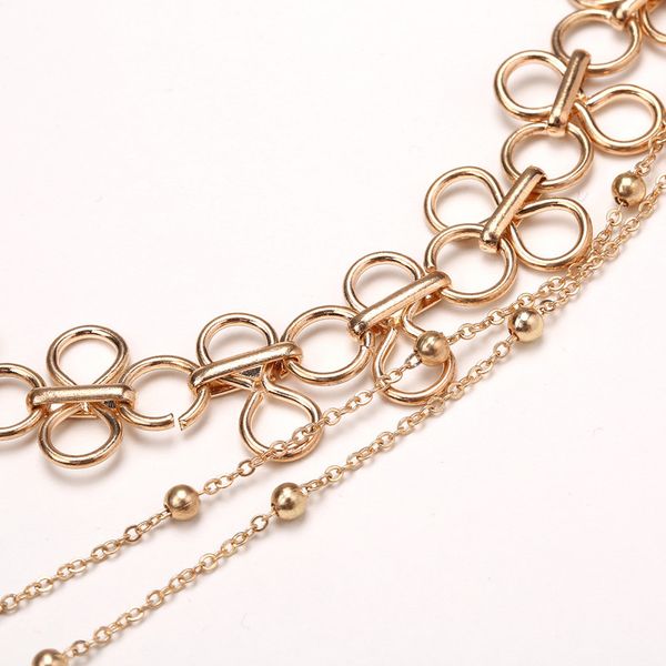 fashion- brand vintage knot chains choker necklace for women fashion punk jewelry gold metal circle pendant necklace bijoux, Silver
fashion- brand vintage knot chains choker necklace for women fashion punk jewelry gold metal circle pendant necklace bijoux, Silver