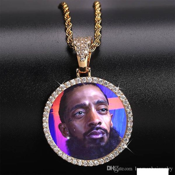 customized ps necklaces jewelry fashion 18k gold plated circle memory pendant necklace bling zircon paved hip hop necklaces ln129, Silver
customized ps necklaces jewelry fashion 18k gold plated circle memory pendant necklace bling zircon paved hip hop necklaces ln129, Silver