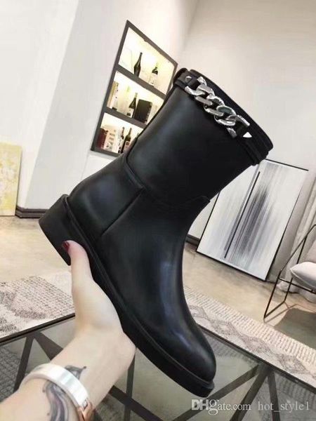 brand design woman round toe black chain decoration side zipper short boots popular comfortbale real leather martin boots shoes
brand design woman round toe black chain decoration side zipper short boots popular comfortbale real leather martin boots shoes