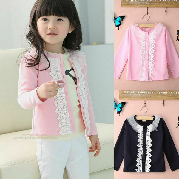 pudcoco 2019 new children girl lace cardigan coat long jacket outwear long sleeve blouse ss, Blue;gray
pudcoco 2019 new children girl lace cardigan coat long jacket outwear long sleeve blouse ss, Blue;gray