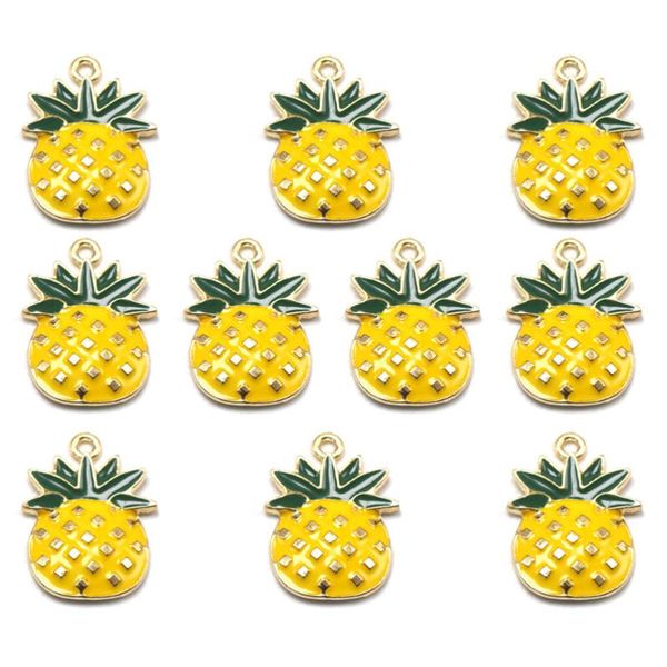 charms 10pcs alloy pineapple pendants diy accessory jewelry making supplies for bracelet earrings (colorful), Bronze;silver
charms 10pcs alloy pineapple pendants diy accessory jewelry making supplies for bracelet earrings (colorful), Bronze;silver