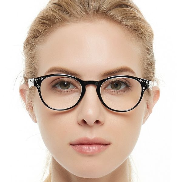 anti-fatigue reading glasses women +1.25 +1.75 clear lens hyperopia prescription magnifying eyeglasses mare azzuro oc5004, Silver
anti-fatigue reading glasses women +1.25 +1.75 clear lens hyperopia prescription magnifying eyeglasses mare azzuro oc5004, Silver
