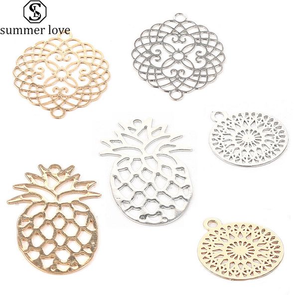 antique sliver gold pineapple charms flower hoop connector making metal bracelet necklaces ornaments jewelry accessories-z, Bronze;silver
antique sliver gold pineapple charms flower hoop connector making metal bracelet necklaces ornaments jewelry accessories-z, Bronze;silver