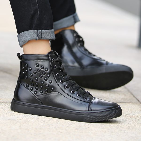 fashion brand design outdoor high-leisure shoes big size leather shoes men 2019 new men casual mens working, Black
fashion brand design outdoor high-leisure shoes big size leather shoes men 2019 new men casual mens working, Black
