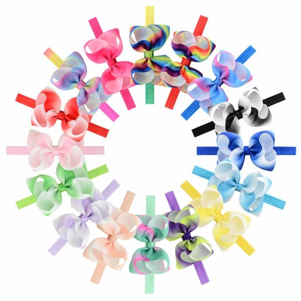 16pcs/lot 4.3'' colorful rainbow hair bands grosgrain ribbon bow headband print new design boutique hair accessories for baby girl, Silver
16pcs/lot 4.3'' colorful rainbow hair bands grosgrain ribbon bow headband print new design boutique hair accessories for baby girl, Silver