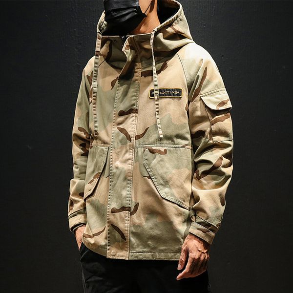 camouflage coat men's spring 2019 new style korean-style loose and plus-sized trend handsome men spring clothing jacket fas, Black;brown
camouflage coat men's spring 2019 new style korean-style loose and plus-sized trend handsome men spring clothing jacket fas, Black;brown