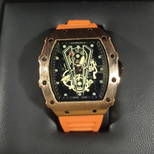 2020 mens watch luxury wristwatches black silicone strap fashion designer watches sport quartz analog clock relogio masculino, Slivery;brown
2020 mens watch luxury wristwatches black silicone strap fashion designer watches sport quartz analog clock relogio masculino, Slivery;brown