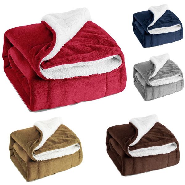 sherpa fleece blanket twin double layer plush throw blanket soft microfiber bed soft blanket 130*160cm fa2262
sherpa fleece blanket twin double layer plush throw blanket soft microfiber bed soft blanket 130*160cm fa2262