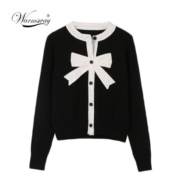 2019 sweet cardigan female black white color block bow patchwork o-neck single breasted knitted sweater women sueter mujer c-041
2019 sweet cardigan female black white color block bow patchwork o-neck single breasted knitted sweater women sueter mujer c-041