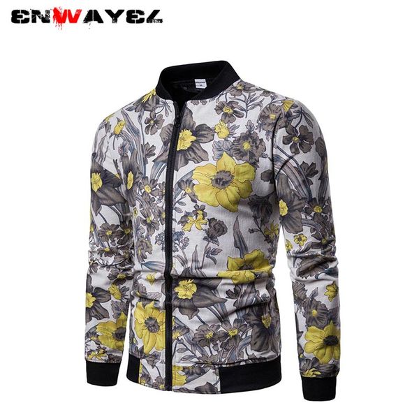 enwayel 2019 spring autumn men jacket coat flowers print stand slim fit outerwear clothing casual male jackets overcoat vintage, Black;brown
enwayel 2019 spring autumn men jacket coat flowers print stand slim fit outerwear clothing casual male jackets overcoat vintage, Black;brown