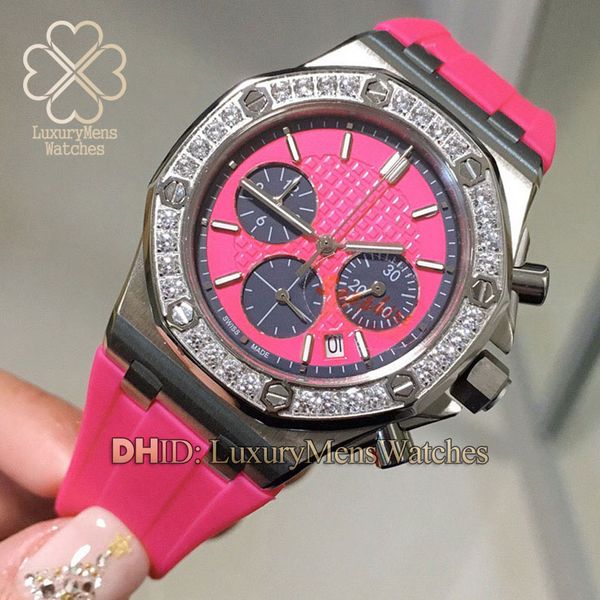 montres de luxe pour femmes 26231st 26231or vk six-pin quartz chronograph fashion womens watch pink dial rubber strap calendar ladies watch, Slivery;brown
montres de luxe pour femmes 26231st 26231or vk six-pin quartz chronograph fashion womens watch pink dial rubber strap calendar ladies watch, Slivery;brown