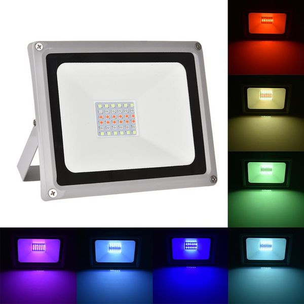 rgb led прожектор с 4-мя режимами диммирования освещения сцены и изменения цвета открытый прожектор с дистанционным управлением