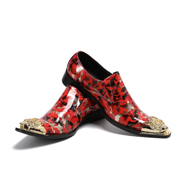designer red camouflage print real leather men shoes plus size metal pointed toe men party club shoes formal dress shoes male, Black
designer red camouflage print real leather men shoes plus size metal pointed toe men party club shoes formal dress shoes male, Black